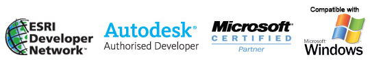 Certifications symbols: Certified for Windows Vista, Autodesk Authorized Developer, Microsoft Certified Partner